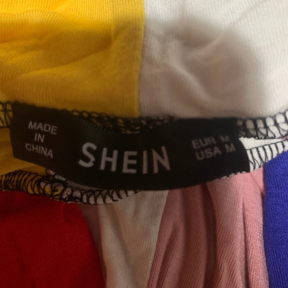 Long sleeve multicolor shirt from SHEIN